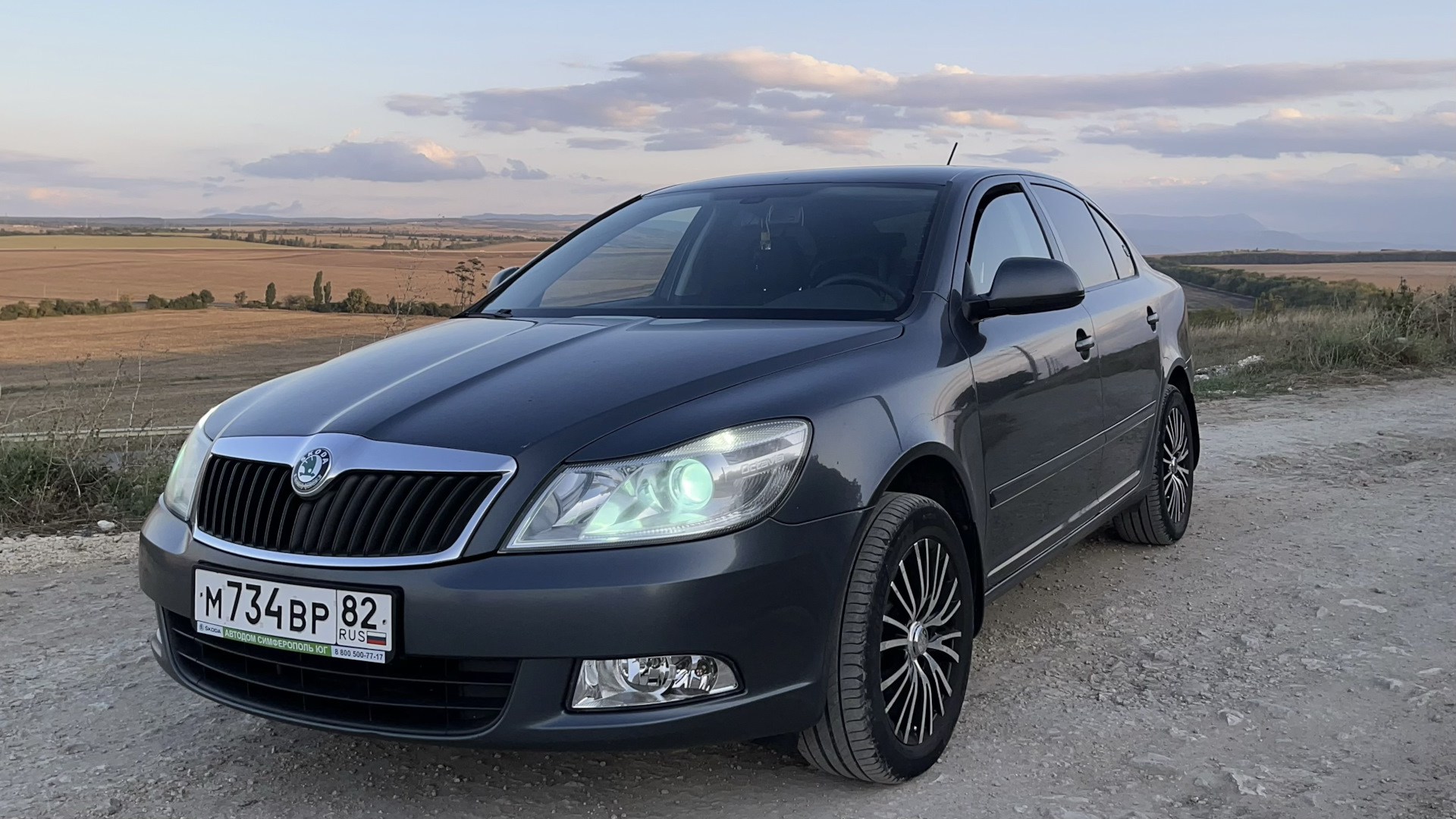 Skoda Octavia A5 Mk2 1.8 бензиновый 2012 | 1.8 tsi “Space Gray” на DRIVE2