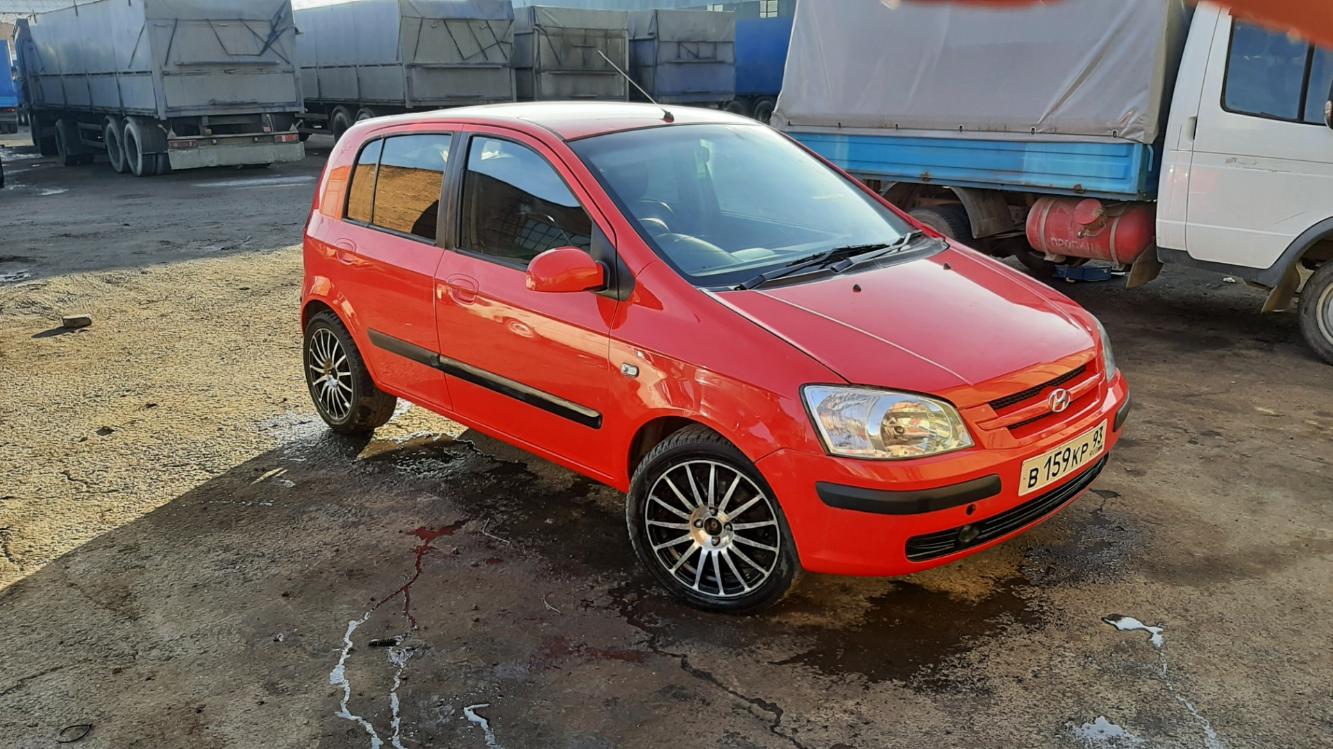 Диски 4×98 на getz. — Hyundai Getz, 1,3 л, 2002 года | тюнинг | DRIVE2