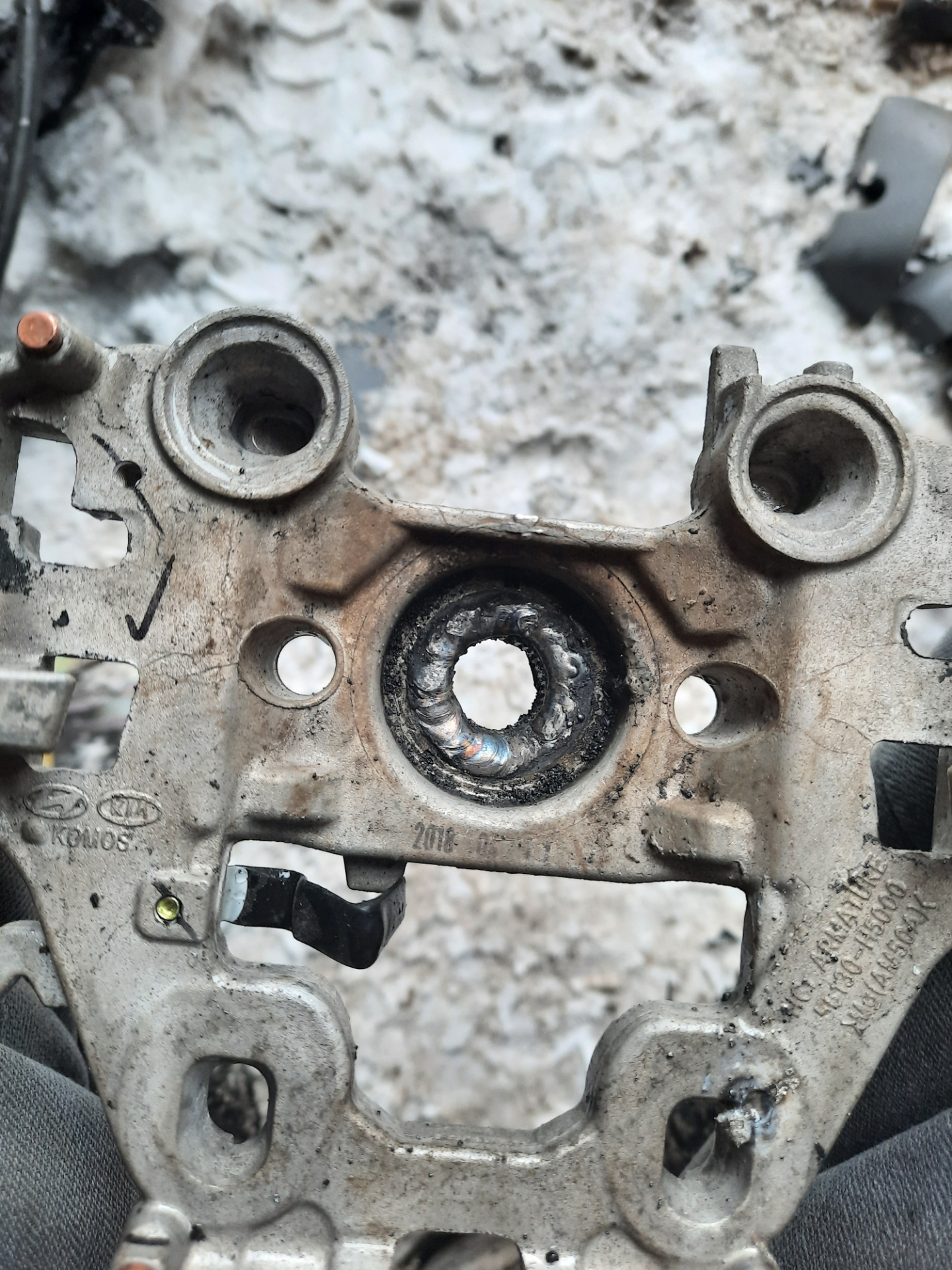 Руль Солярис 2 на акцент — Hyundai Accent (3G), 1,5 л, 2008 года ...