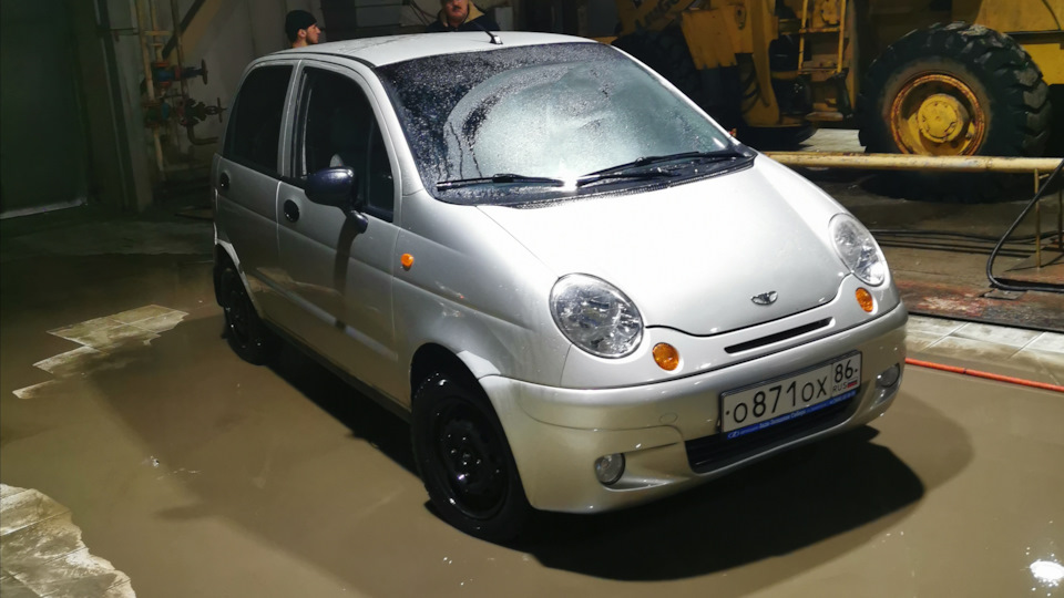 Помпа, ремень грм, ролики. — Daewoo Matiz (M100/M150), 0,8 л, 2006 года ...