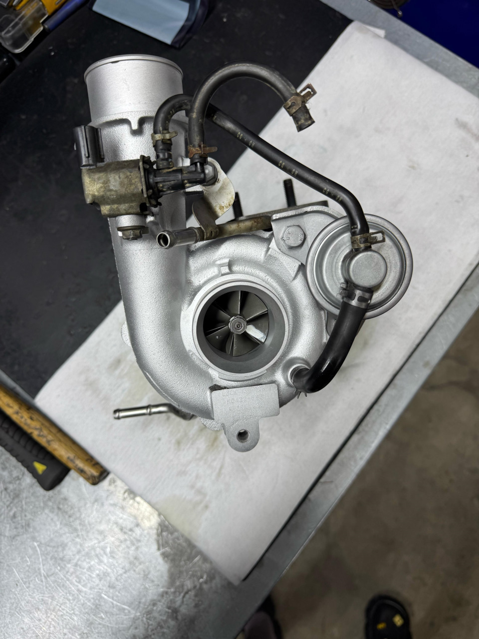 Турбина после кап. ремонта, замена картриджа + «горячка» — Mazda CX-7