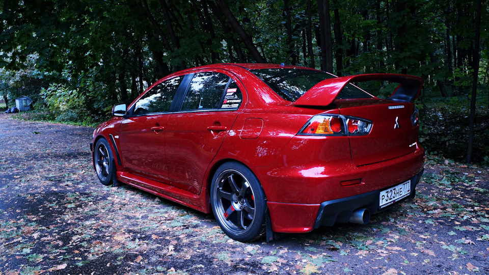 Mitsubishi Lancer Evolution X MR FQ380 Double Spacer на DRIVE2.RU.