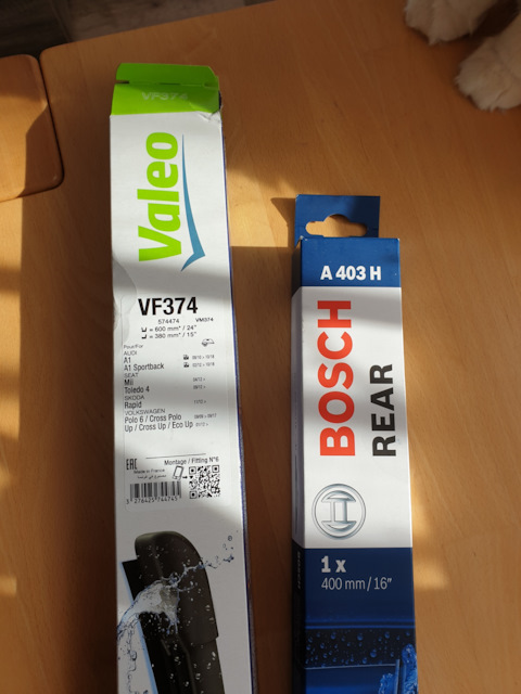 VM374 Щетка стеклоочистителя бескаркасная, комплект 600/400мм VALEO ...