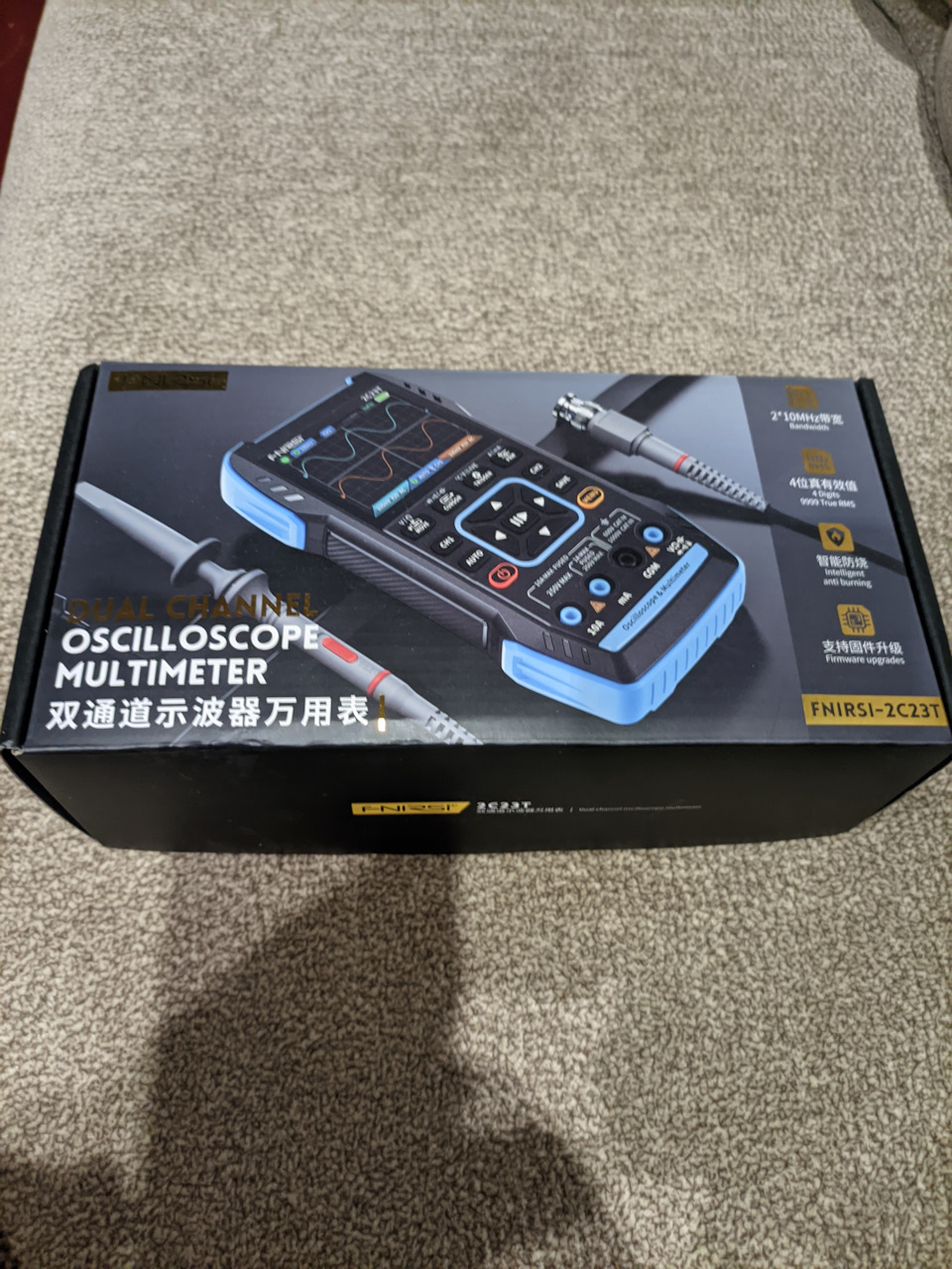 Комбинированный прибор Fnirsi 2C23T (осциллограф, мультиметр, генератор ...