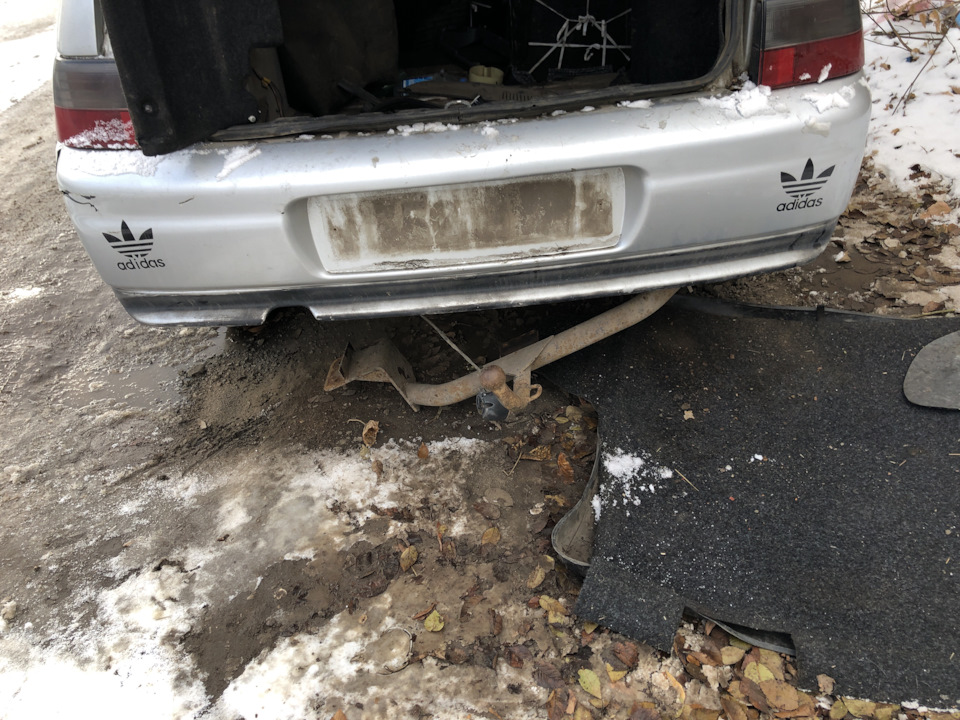 фаркоп с 2112 на приору ч1 — Lada Приора хэтчбек, 1,6 л, 2008 года ...