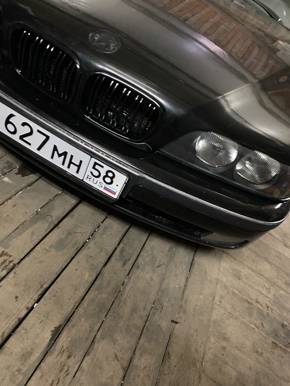 Установка ноздрей F стиль — BMW 5 series (E39), 2,5 л., 1998 года ...