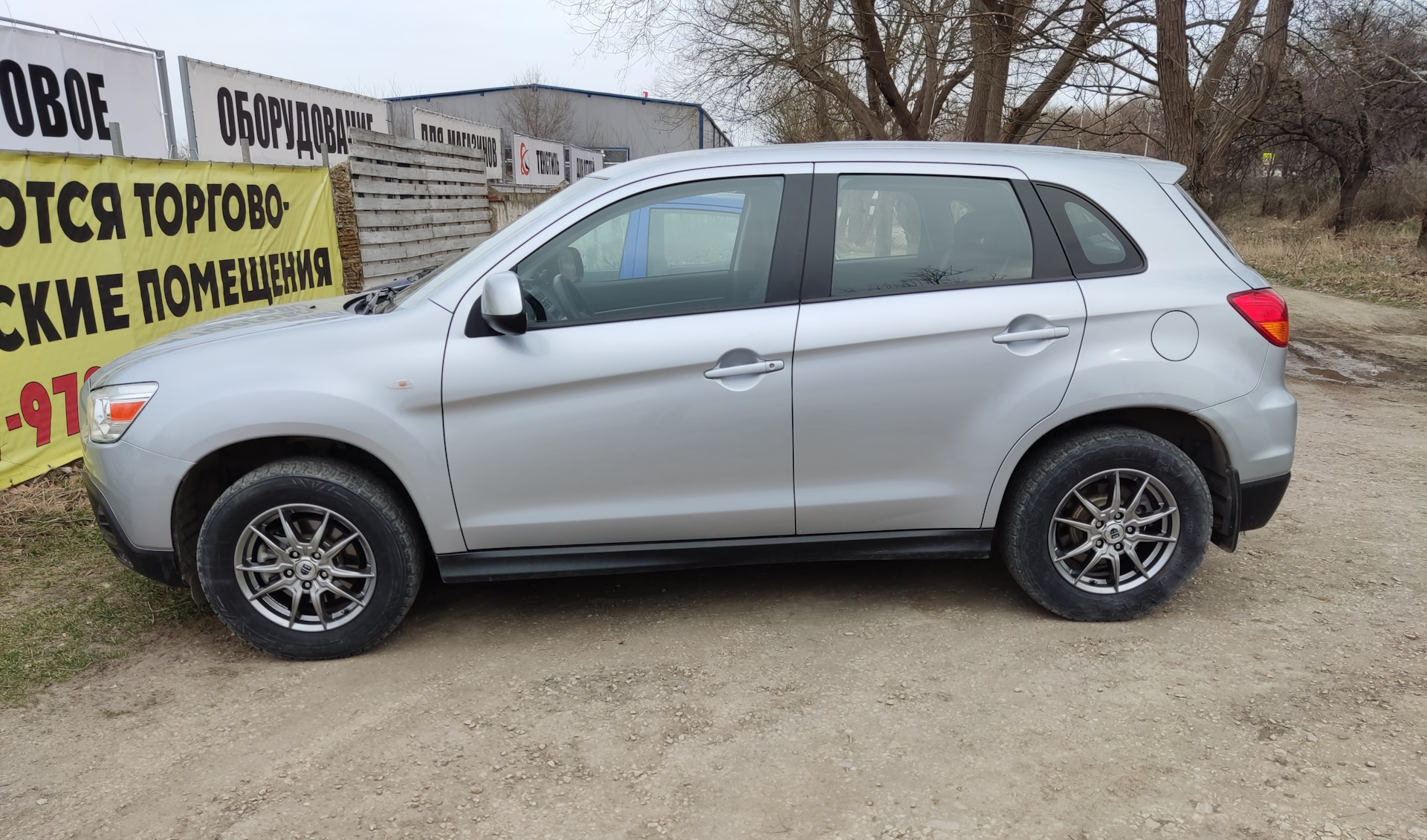 Диски КиК Адамар дарк платинум, R16*6,5 — Mitsubishi ASX, 1,6 л, 2012 года  | колёсные диски | DRIVE2