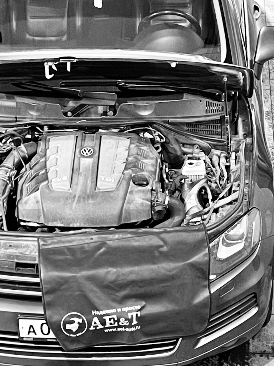 18#. Замена масла в ГУРе. — Volkswagen Touareg (2G), 3 л, 2012 года ...