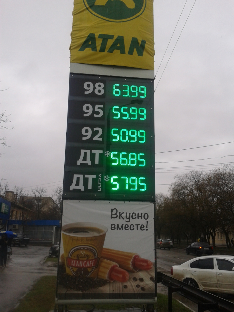 Как Вам цены в Крыму? — Lada Калина хэтчбек, 1,6 л, 2008 года | заправка |  DRIVE2