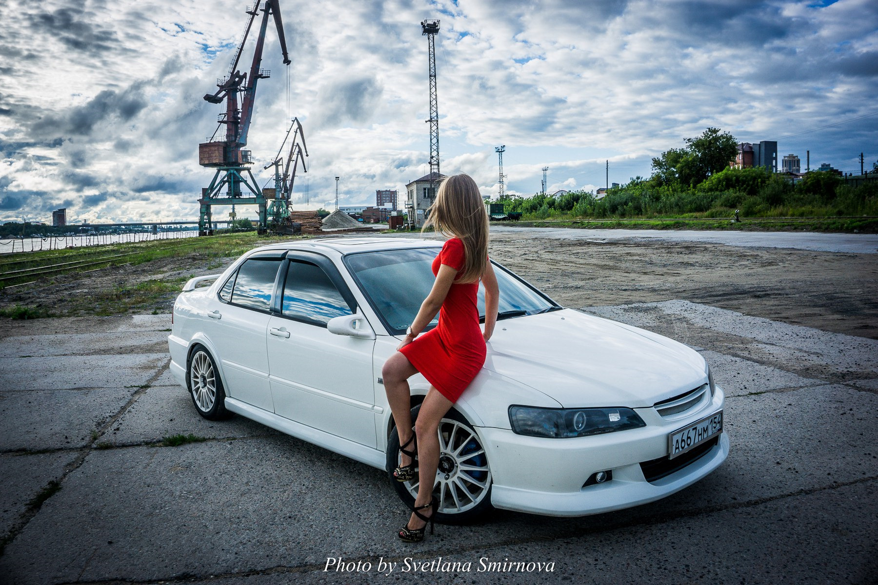 Honda Accord 8 девушка