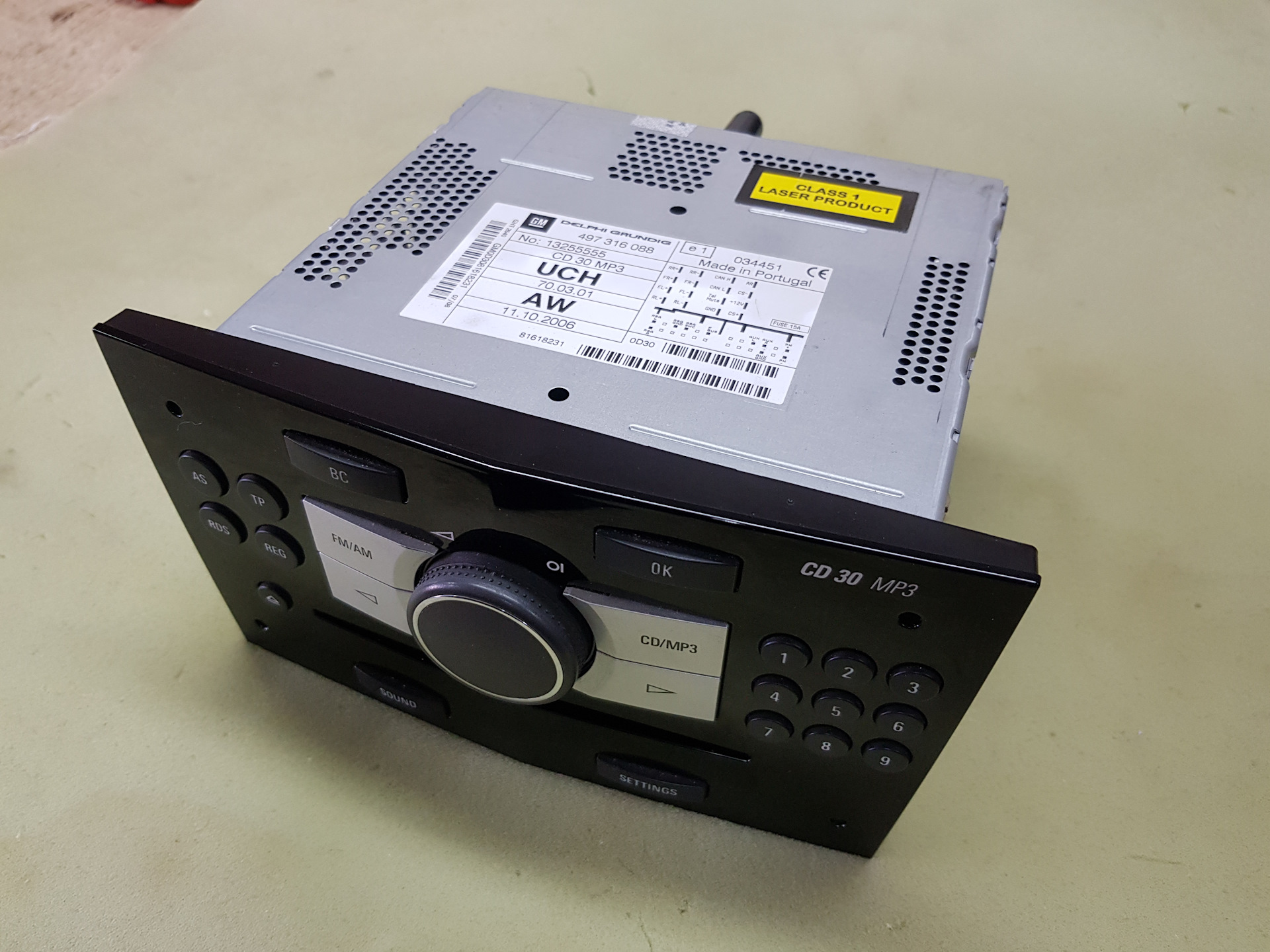 распиновка cd30 mp3 opel