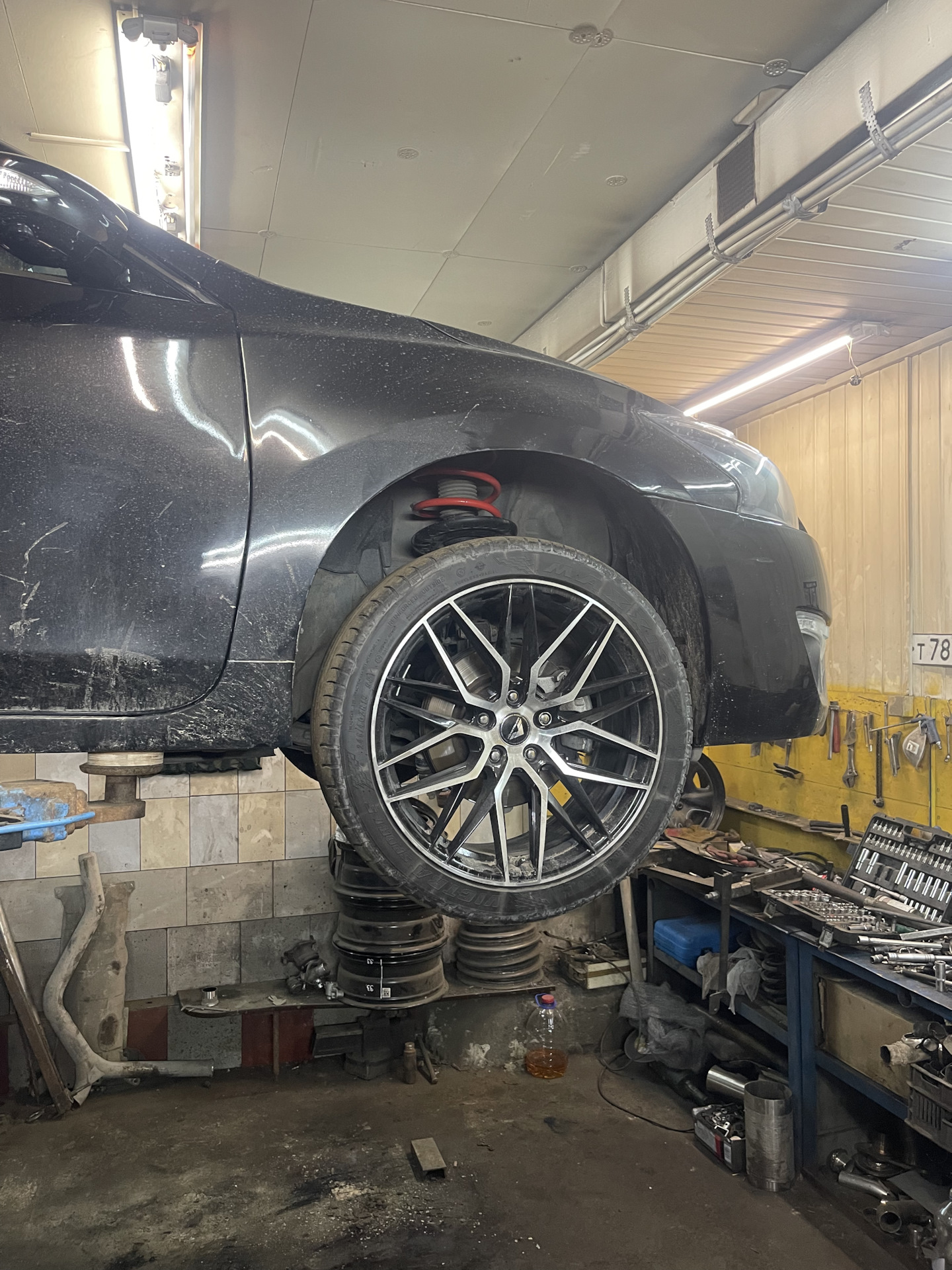 Пружины с занижением: сделано! — Nissan Teana (L33), 2,5 л, 2014 года ...