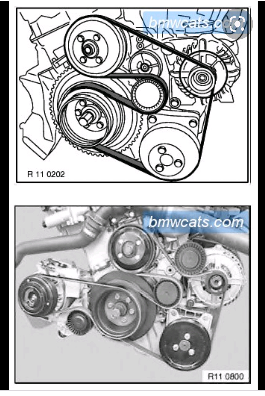 Схема приводного ремня bmw n55