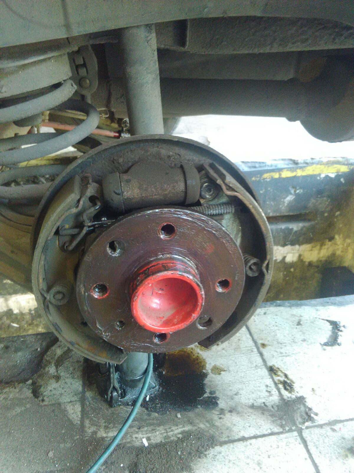 Проточка задних барабанов. — Daewoo Lanos, 1,6 л, 2008 года | своими ...