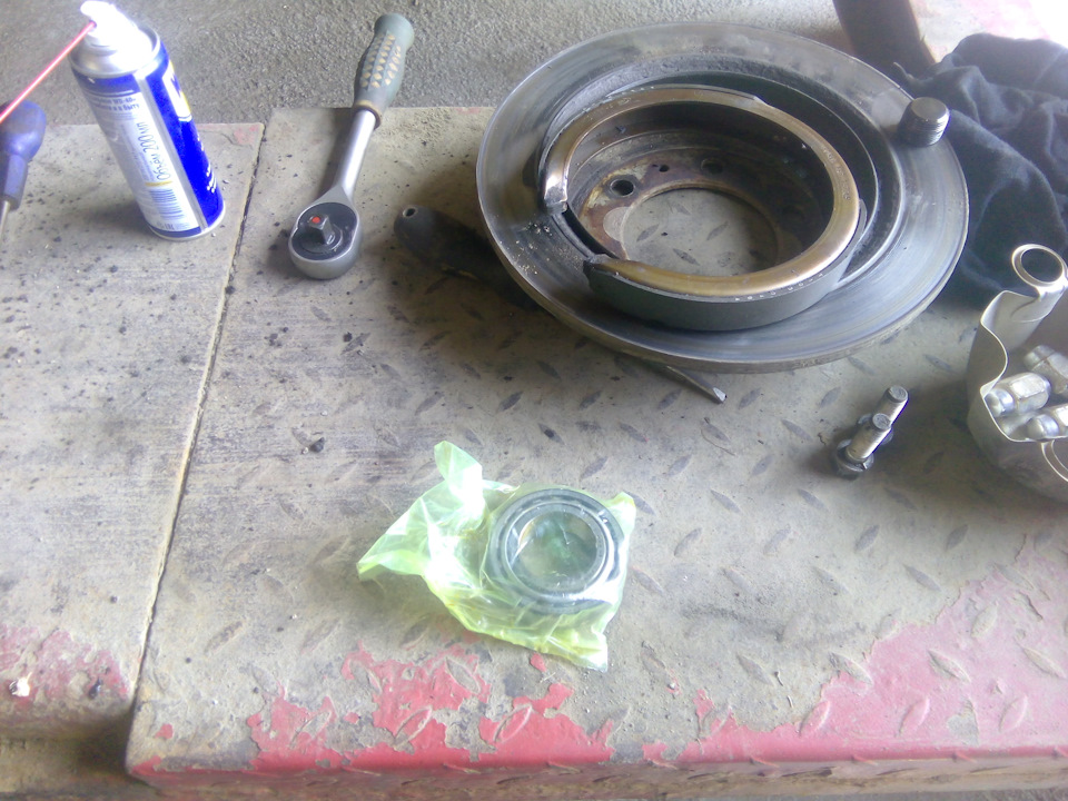 Замена подшипников задних полуосей, тормозных дисков и колодок — ТагАЗ ...