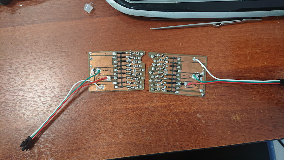 Доработка китайских задних фонарей(совмещение заднего хода и ...