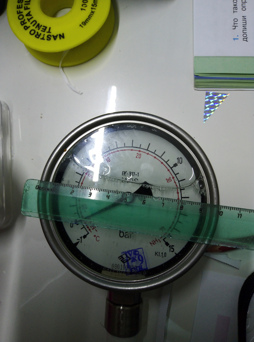 Компрессометр из г.вна и палок — Hyundai Santa Fe (1G), 2,4 л, 2001 ...