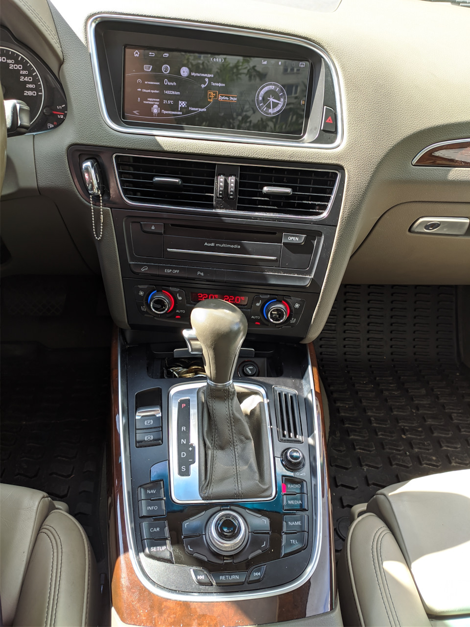 Магнитола Android в Audi Q5 — Audi Q5 (1G), 3 л, 2009 года ...