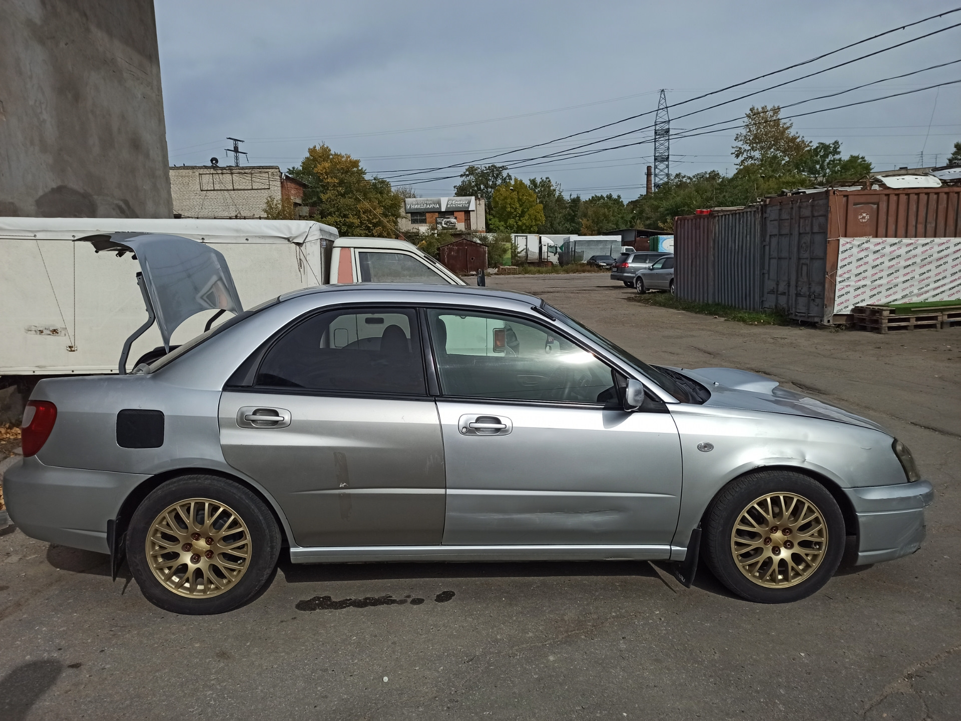 Замена водительской двери — Subaru Impreza (GD, GG), 2 л, 2004 года |  поломка | DRIVE2