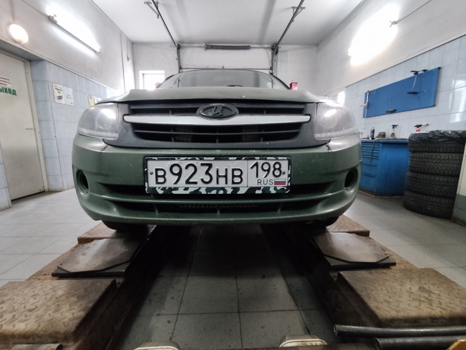 Сход-развал (развал-схождение) — Lada Гранта (1G), 1,6 л, 2013 года ...