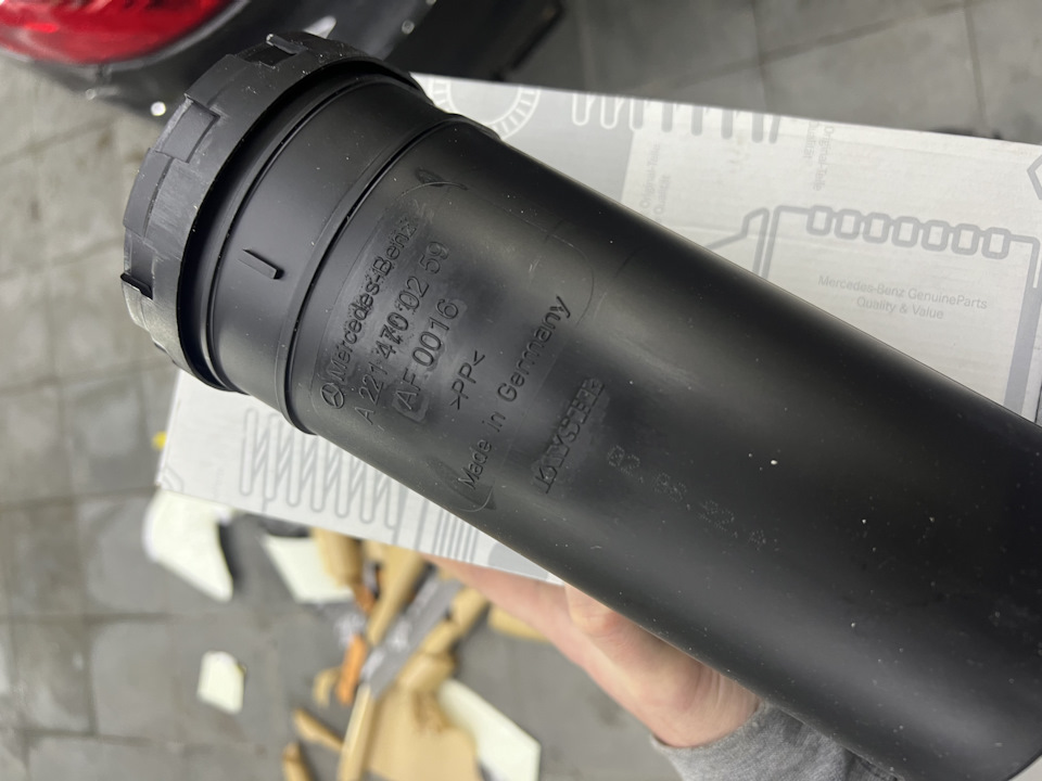 Замена абсорбера w216 CL63 amg — Mercedes-Benz CL 63 AMG (C216), 6,2 л ...
