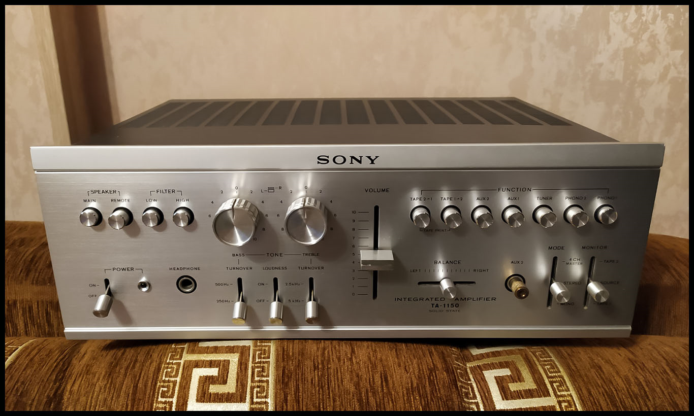 Sony ta 1150d схема ток покоя Двойной удар (Sony TA-1150, Маяк-231) - DRIVE2