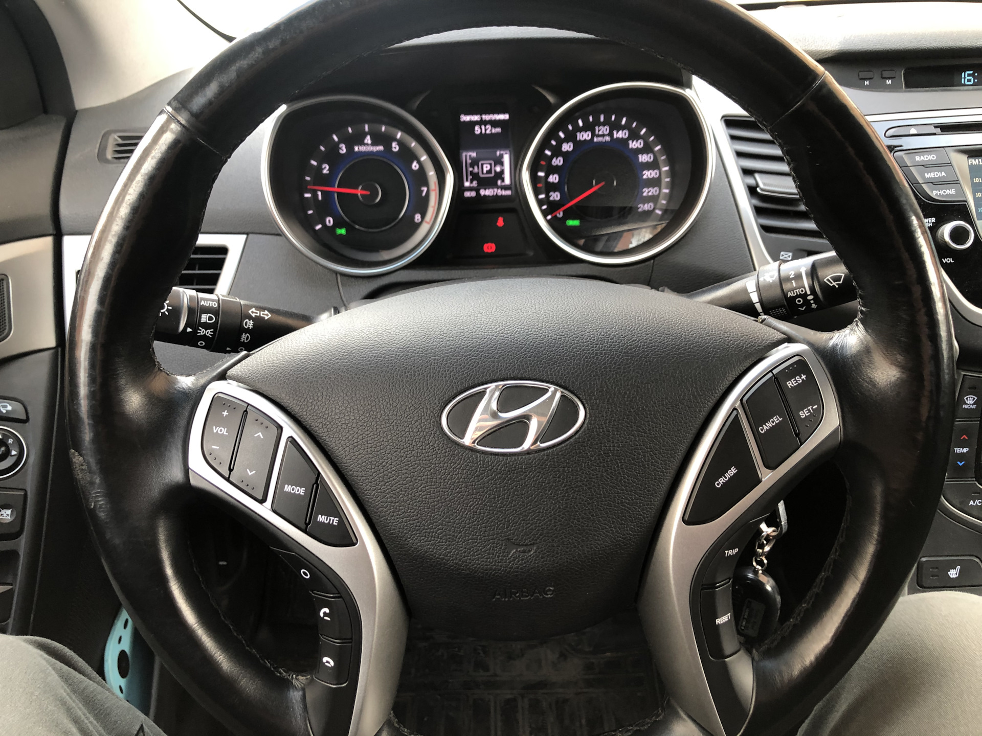 Hyundai elantra круиз