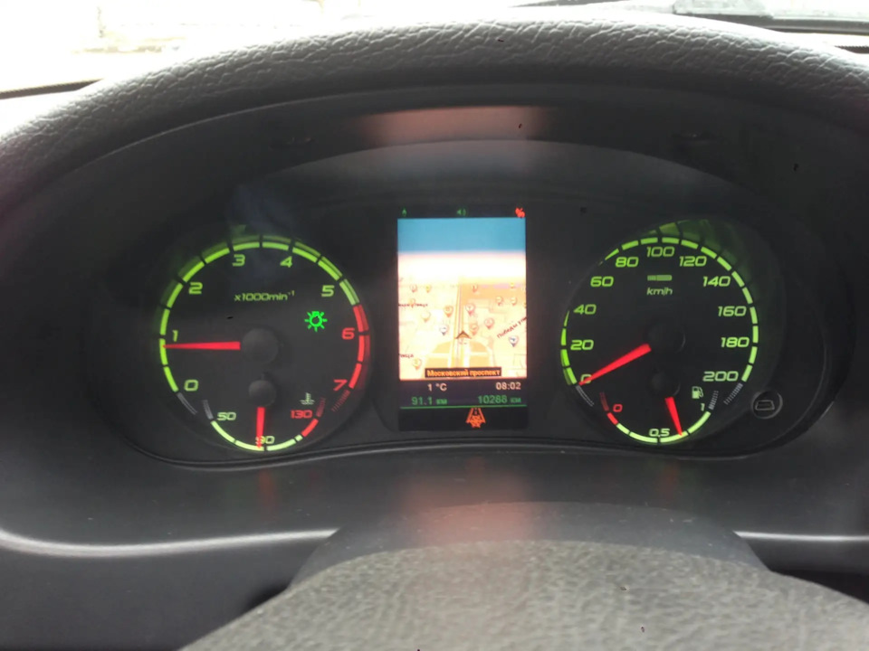 Распиновка щитка приборов Приора с навигацией — Lada Приора хэтчбек, 1 ...