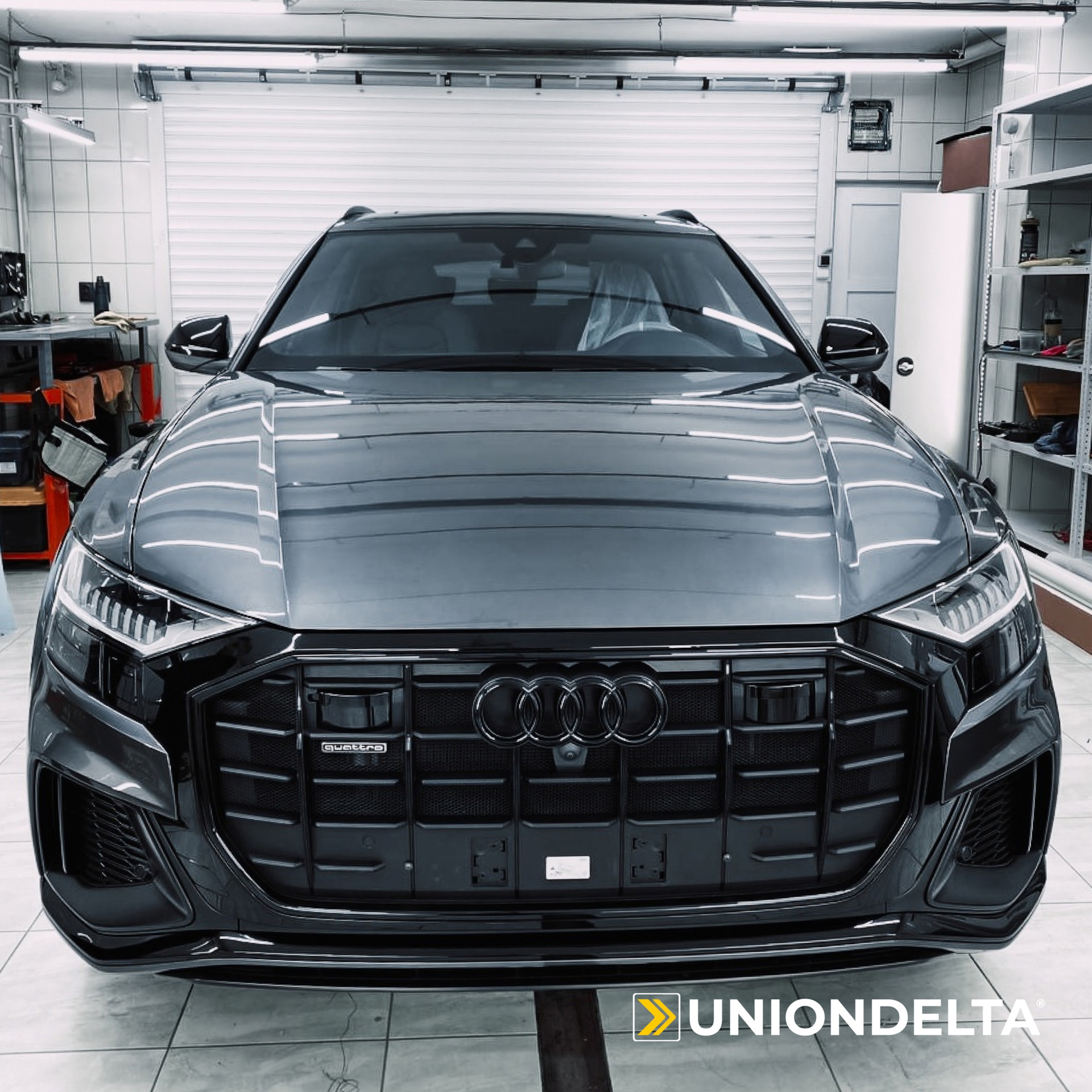 Лобовое стекло Audi Q8 под защитой пленки DELTAPLEX® — UNIONDELTA на DRIVE2