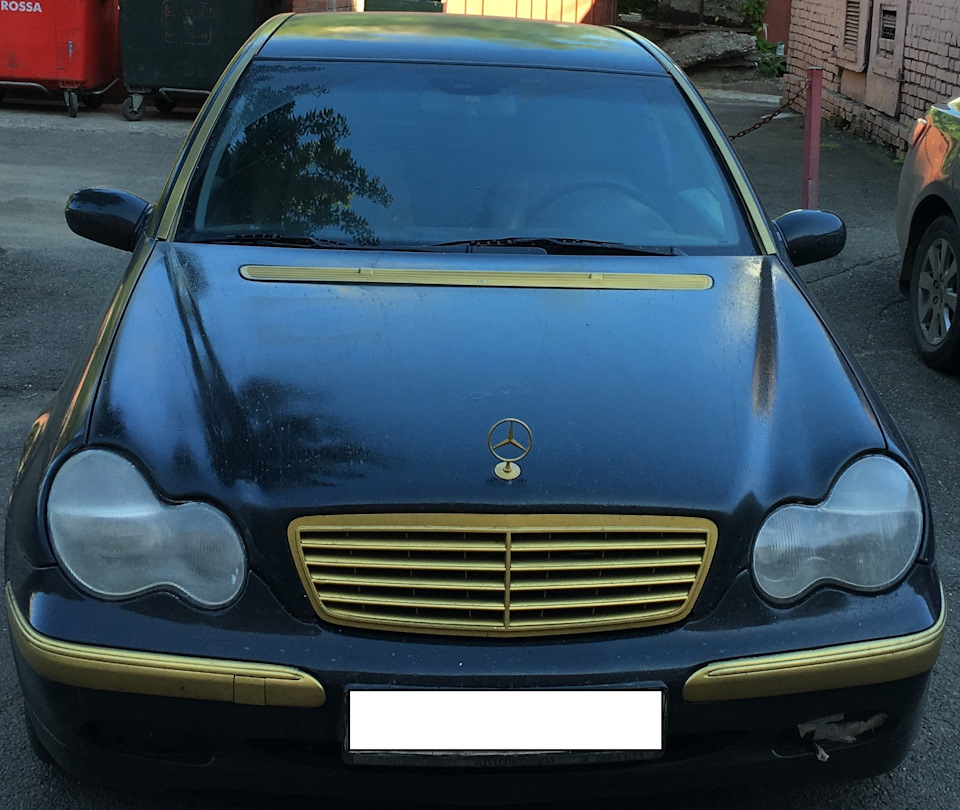 Покраска авто жидкой резиной под лак. Epic fail — Mercedes-Benz C-class ...