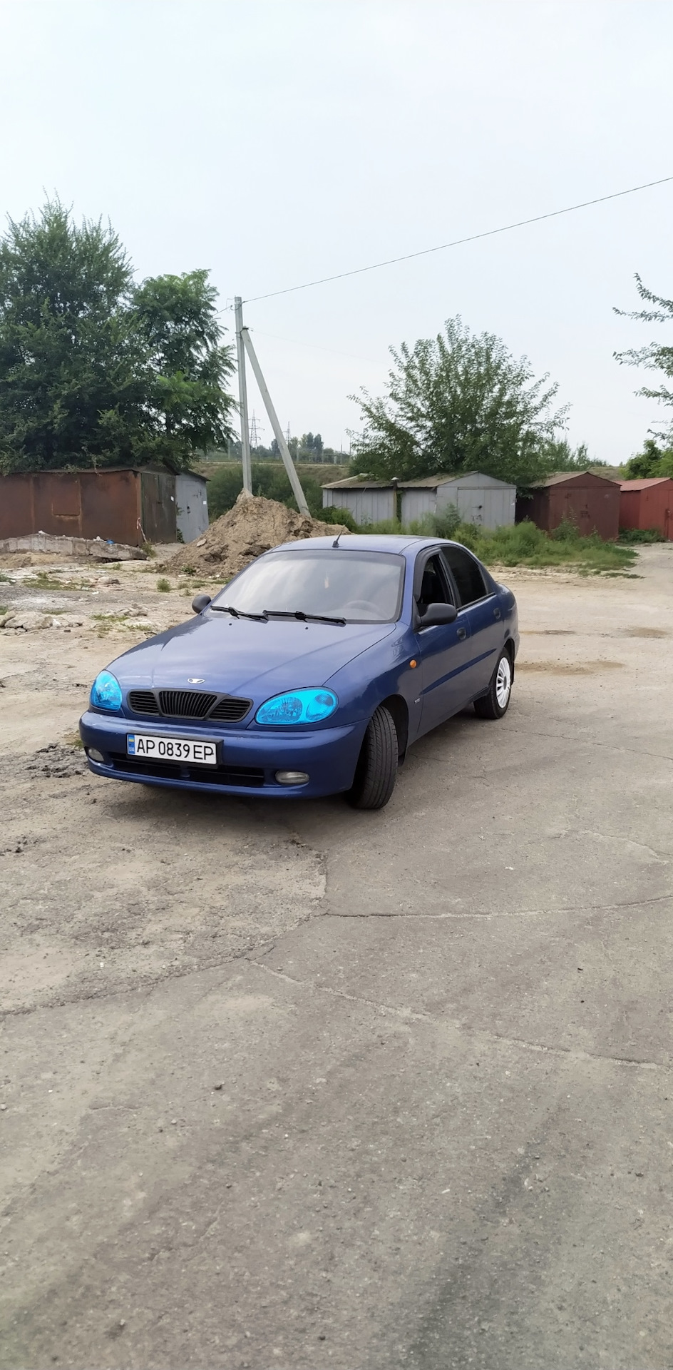 Пленка на фары — Daewoo Lanos, 1,5 л, 2008 года | тюнинг | DRIVE2