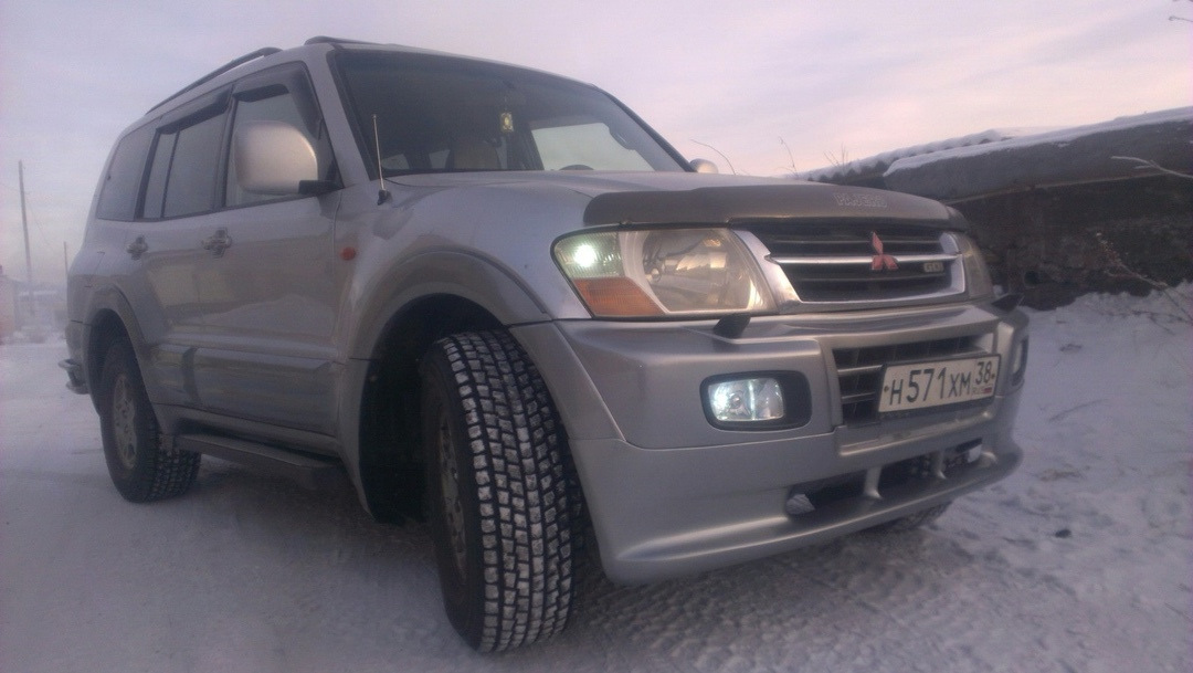 Паджеро 3 тюнинг бампер Кому Губу на Передний бампер! - Mitsubishi Pajero (3G), 3,5 л, 2001 года тюнинг 