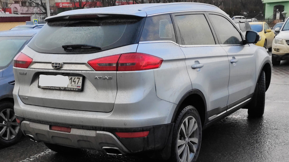 Отключение автомотического складывания зеркал — Geely Atlas (1G), 2,4 л ...