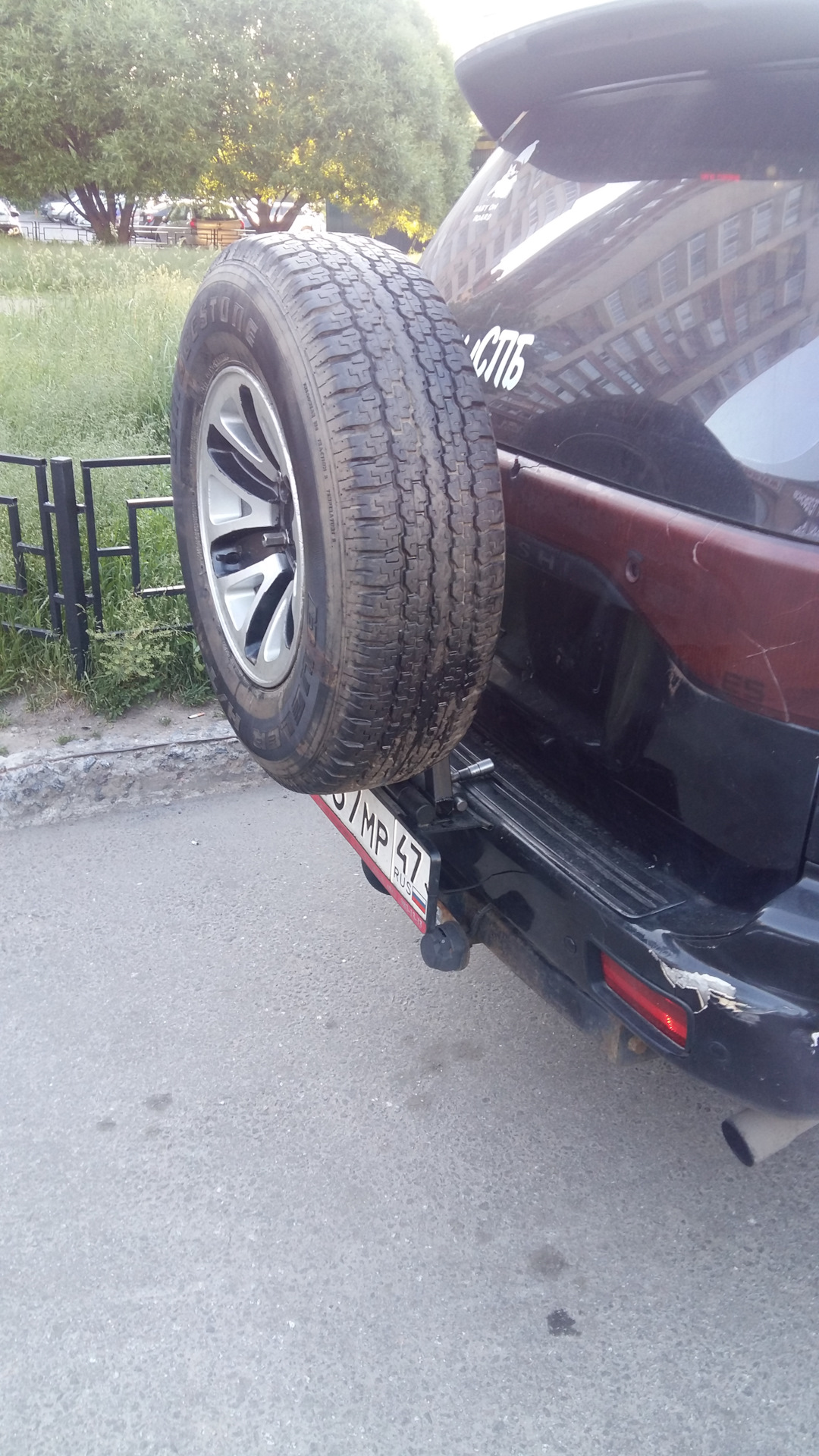Калитка запасного колеса. — DRIVE2