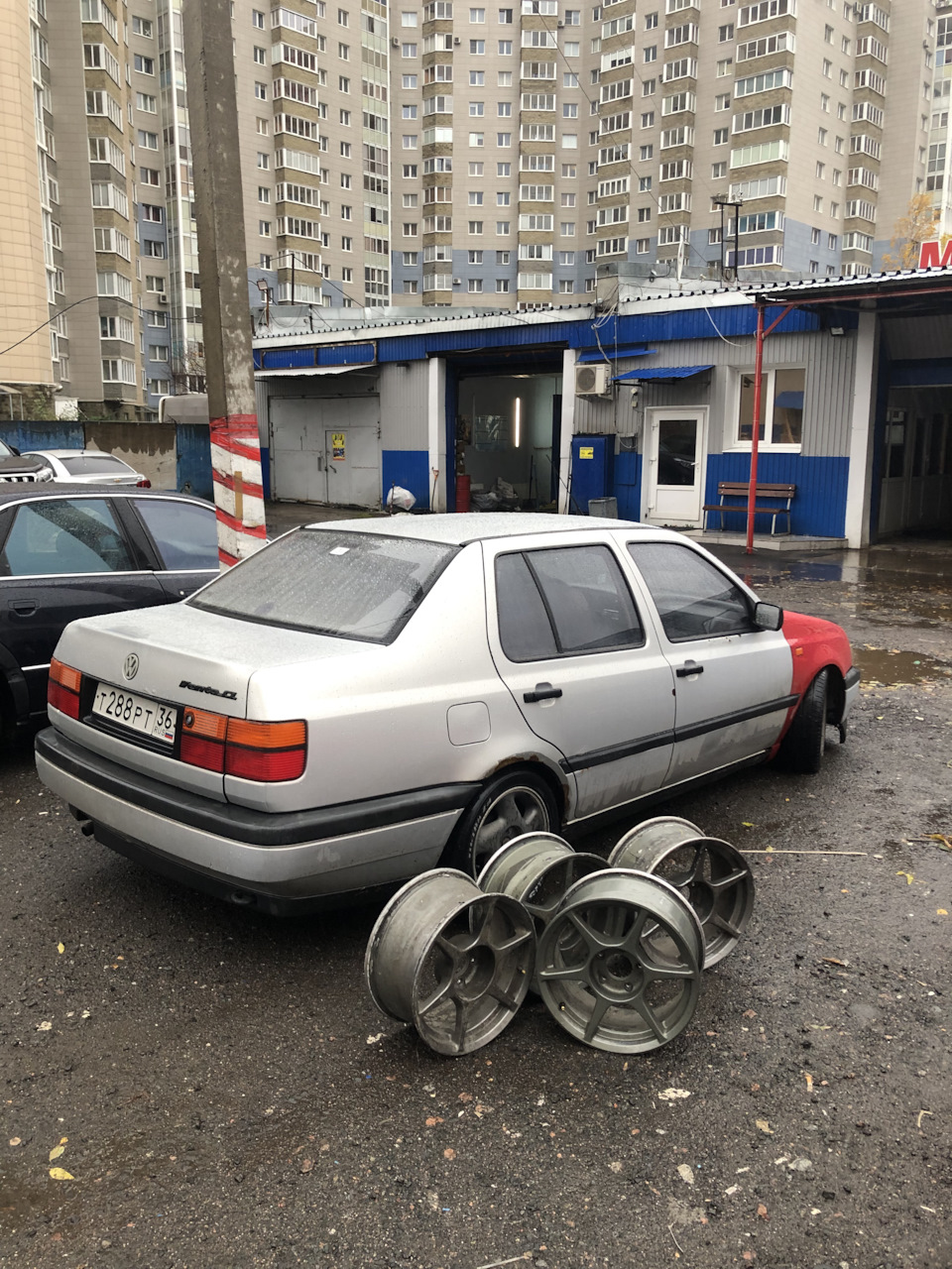 01 Новые старые диски — Volkswagen Vento, 1,8 л, 1995 года | колёсные диски  | DRIVE2