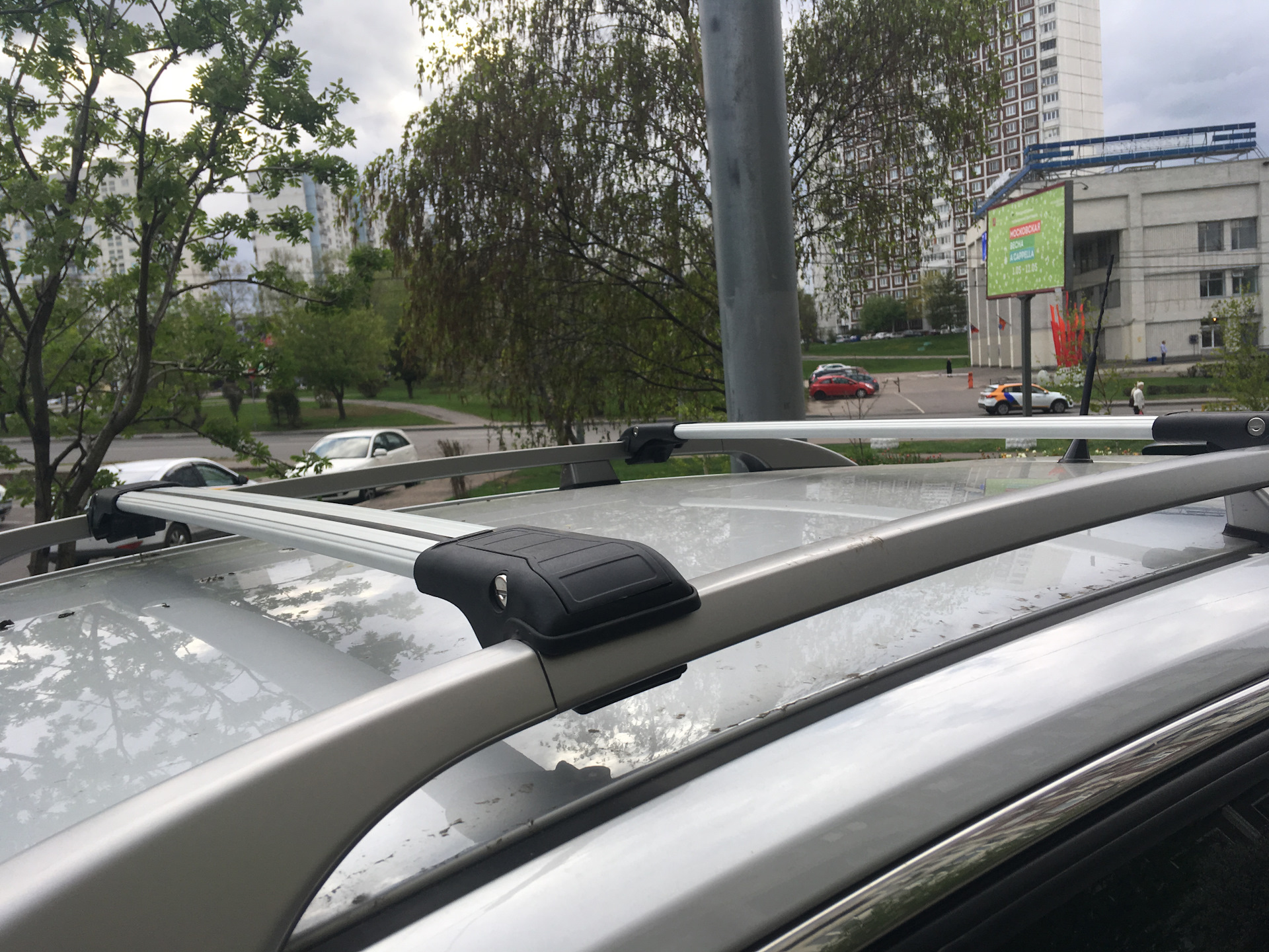 Багажник на рейлинги Антара — Opel Antara, 2,4 л, 2014 года ...