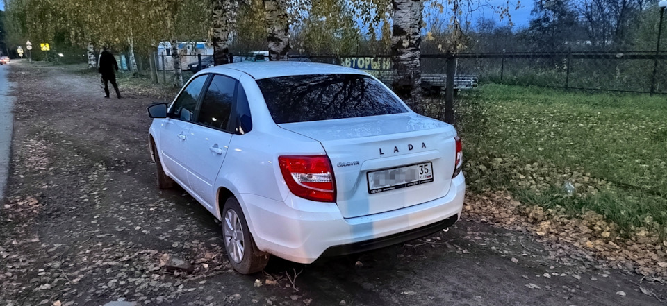 Тонировка — Lada Гранта (2G) FL, 1,6 л, 2023 года | стайлинг | DRIVE2