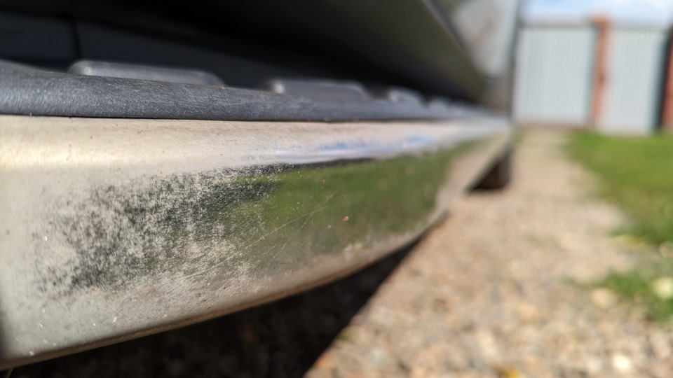 Чистка хрома на подножках — Jeep Grand Cherokee (WK2), 3 л, 2012 года ...