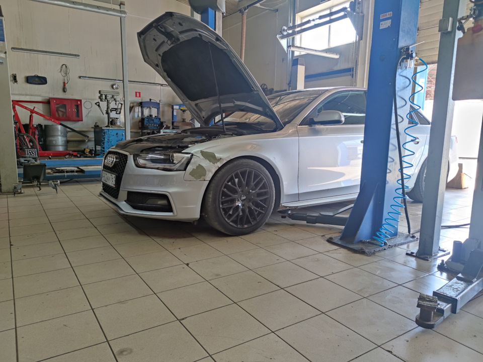 Первое ТО после покупки. Замена винтов на S-line и т.д. — Audi A4 (B8 ...