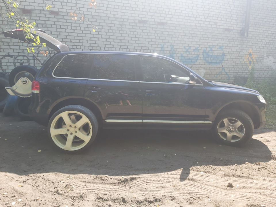 Покупка колес на туарег r23 — Volkswagen Touareg (1G), 2,5 л, 2006 года ...