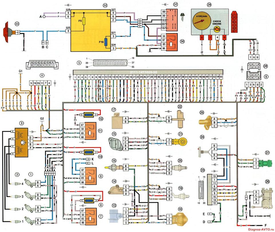 Электрические Схемы Bosch MP7.0 — DRIVE2