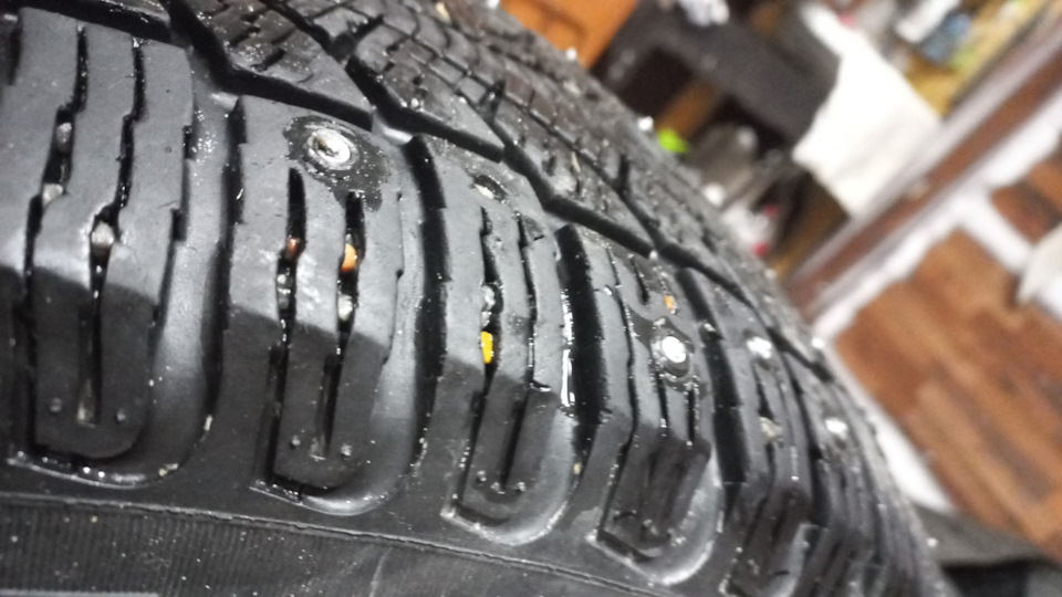 Ошиповка резины своими силами. — KIA Sportage (2G), 2 л, 2009 года ...