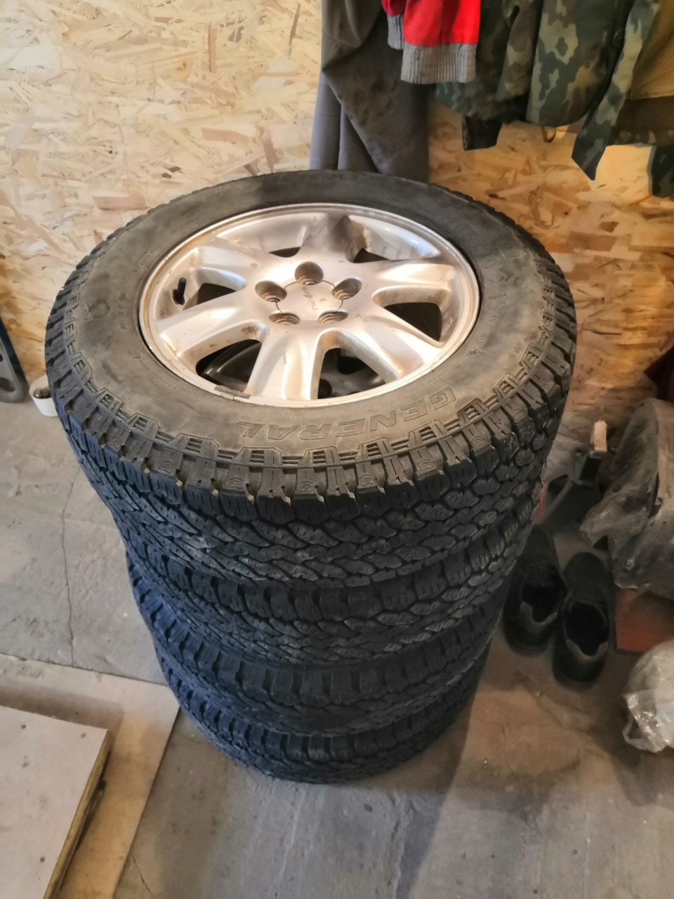 Колеса + обмен запаски — Subaru Impreza (GC/GF), 1,5 л, 1998 года ...