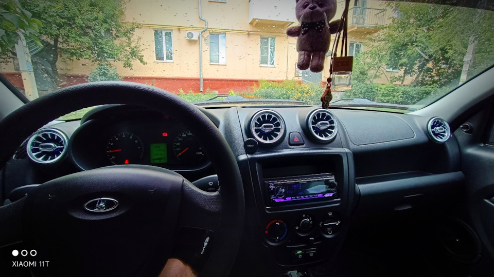 Воздуховоды в стиле АМГ на гранту — Lada Гранта (1G), 1,6 л, 2017 года ...
