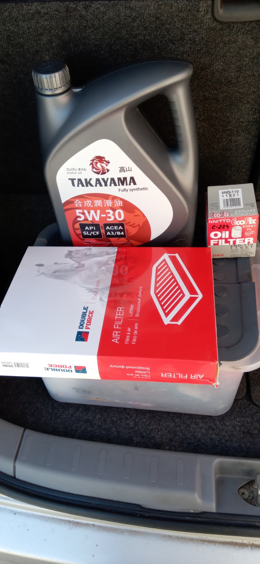 Замена масла в двигателе. — Nissan Wingroad (Y11), 1,5 л, 1999 года ...