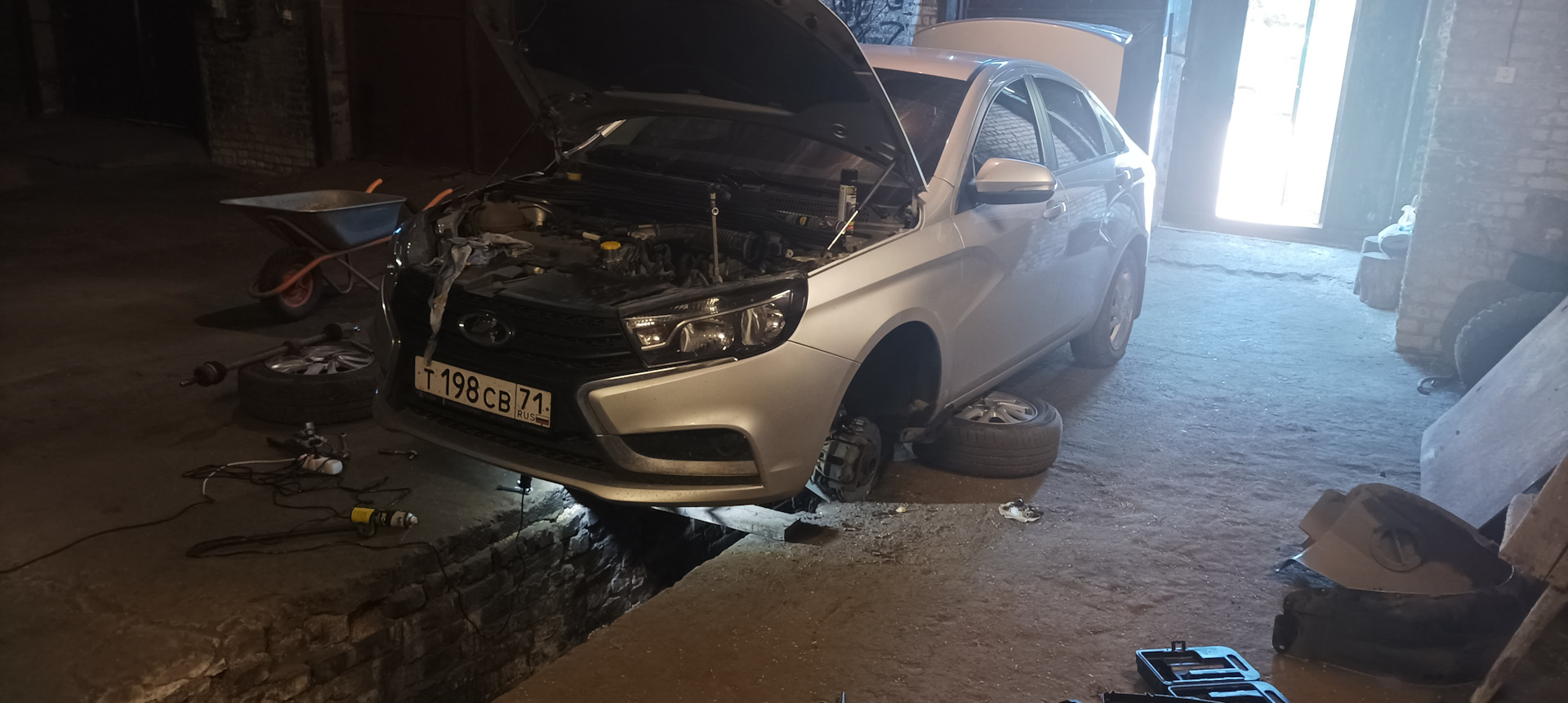 Сцепление — Lada Vesta (1G), 1,6 л, 2017 года | своими руками | DRIVE2