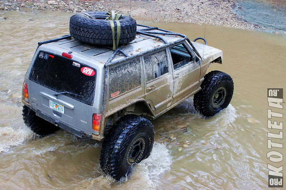 Jeep XJ Rubicon офф роад