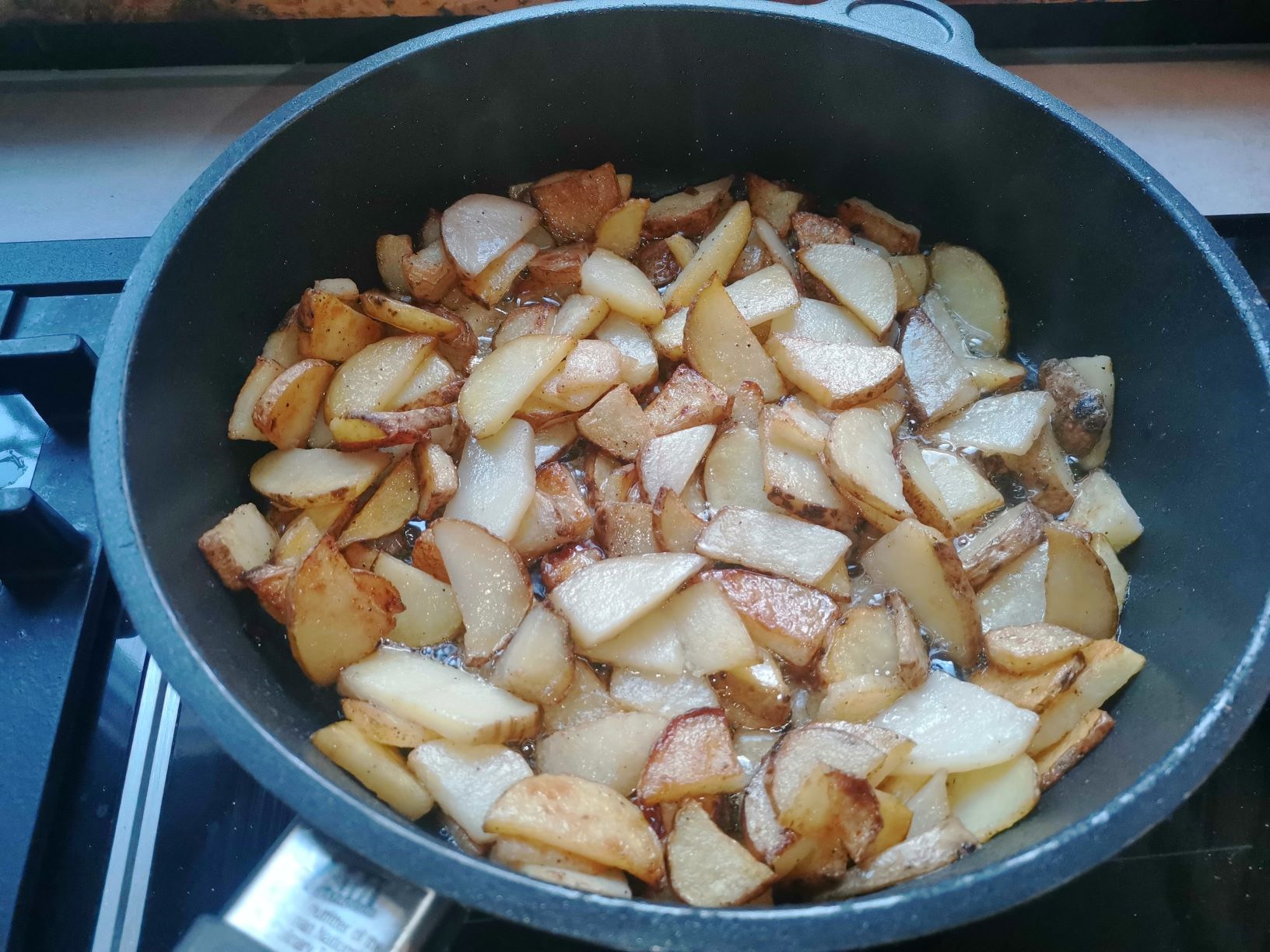 Жареная картошка с салом