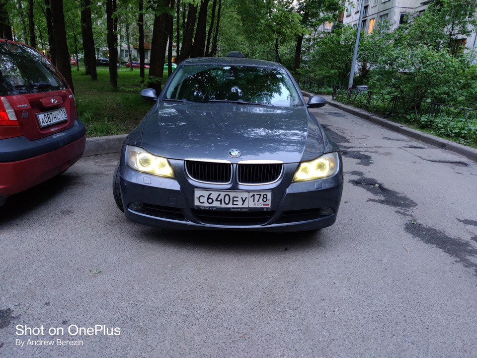 Белые светодиодные ангельские глазки с АлиЭкспресс — BMW 3 series (E90 ...
