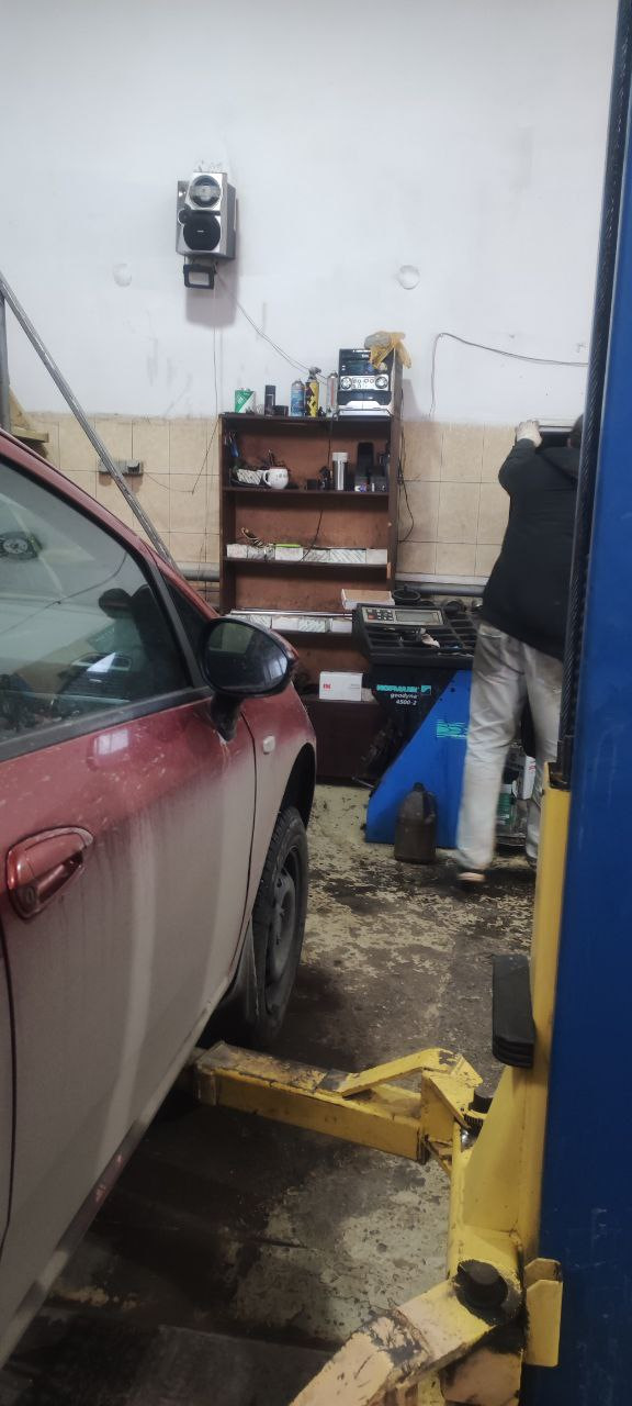 Сервис \"Развал схождение 3D технология\" — FIAT Punto III, 1,4 л, 2007 ...